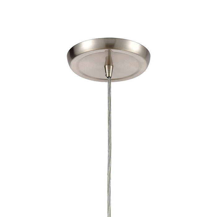 Elk Vines 1 Light Mini Pendant In Satin Nickel Model: 31743/1