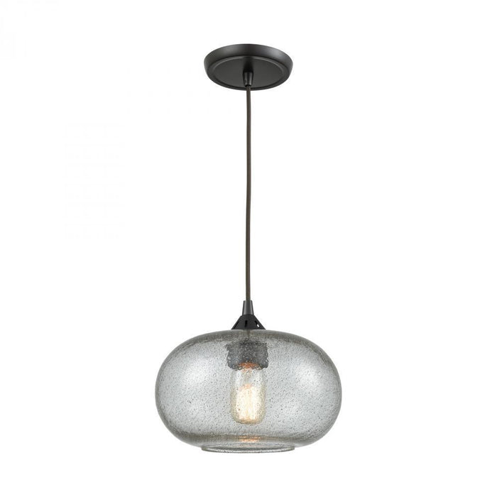 Elk Volace 1 Light Mini Pendant In Oiled Bronze Model: 25124/1