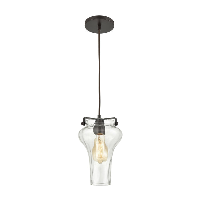 Elk Volus 1 Light Mini Pendant In Oil Rubbed Model: 30080/1