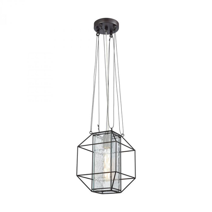 Elk Waterbury 1 Light Mini Pendant In Oil Rubbed Model: 11950/1