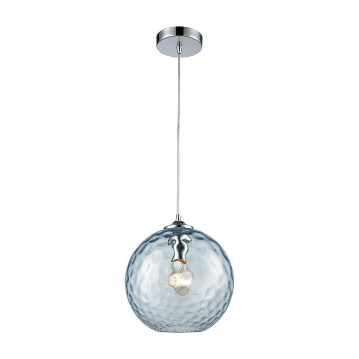 Elk Watersphere 1 Light Mini Pendant In Chrome Model: 31380/1AQ