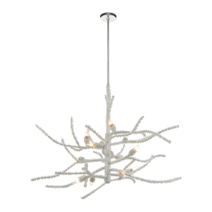 Elk Winter's Spray 12 Light Chandelier In Model: 46783/12