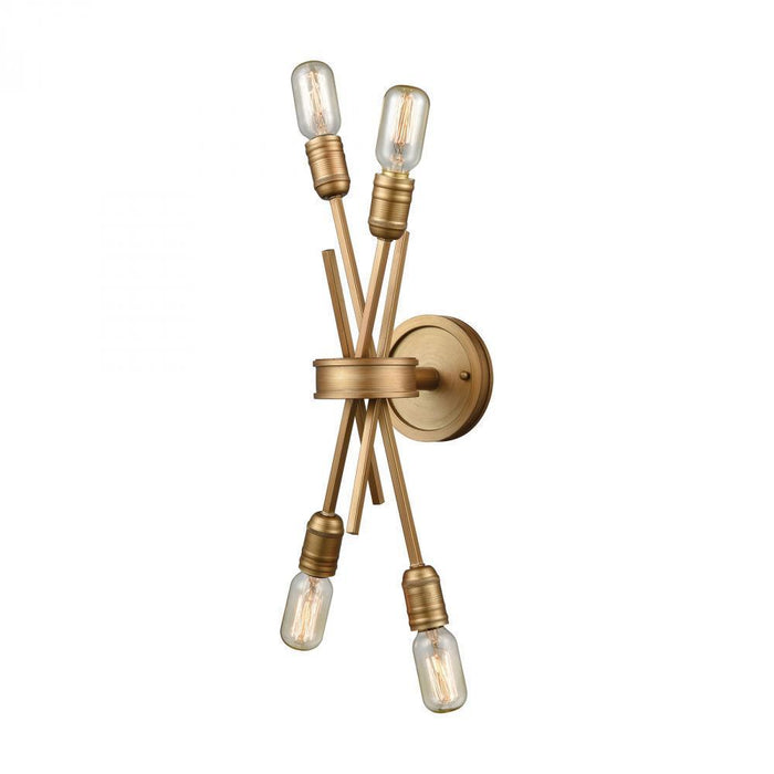 Elk Xenia 4 Light Wall Lamp In Matte Gold Model: 66970/4