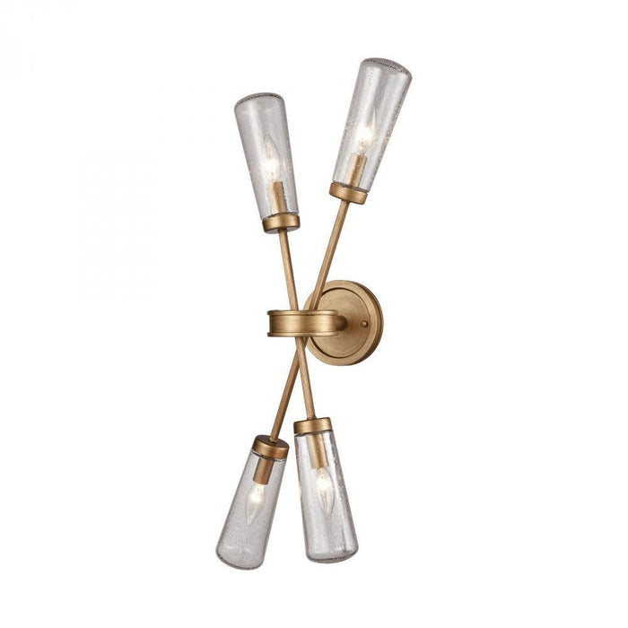 Elk Xenia 4 Light Wall Lamp In Matte Gold With Model: 66980/4