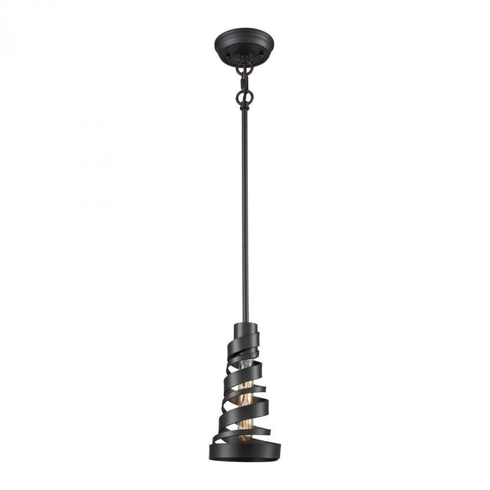 Elk Zabrina 1 Light Mini Pendant In Oil Rubbed Model: 65182/1