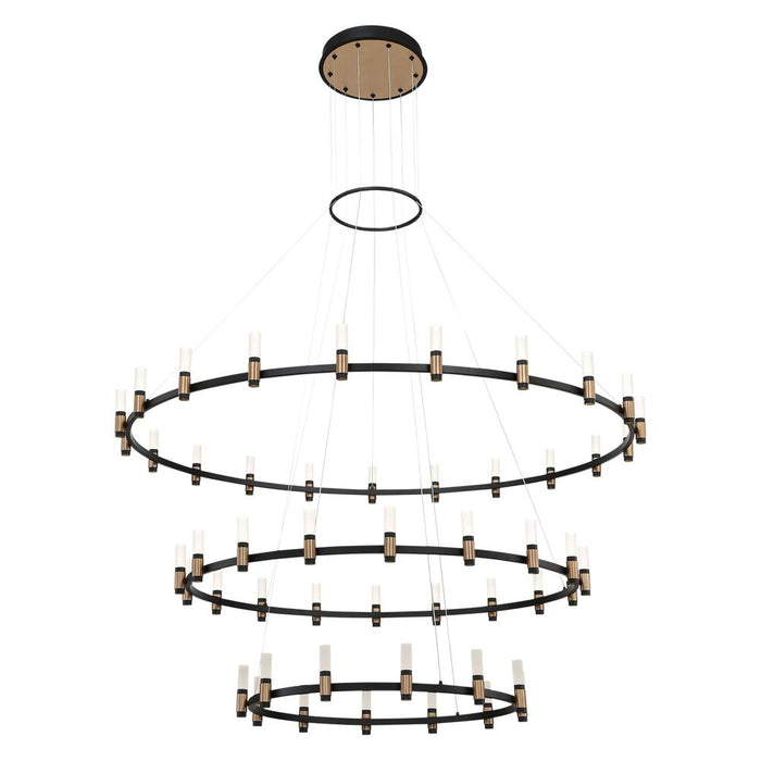 Eurofase Albany Tubes Of LED Light Housed By Sleek Black And Model: 37046-019