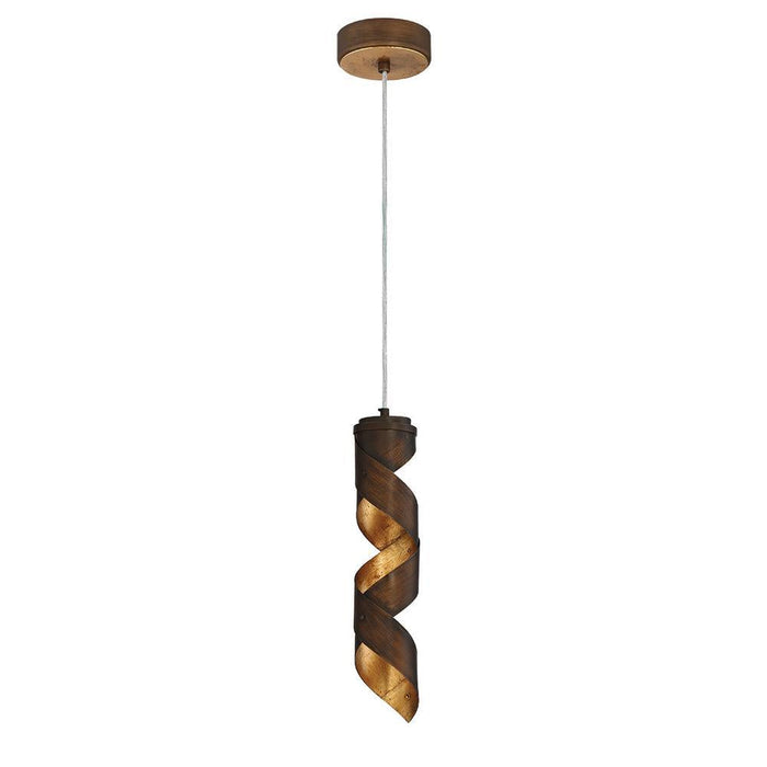 Eurofase Banderia Bronze Ribbons Draped Around A Band Of LED Model: 30084-018