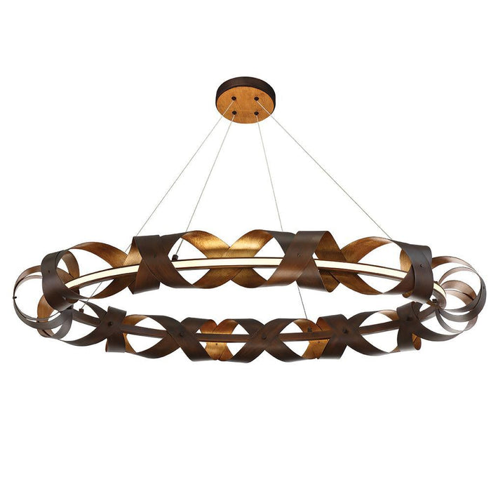 Eurofase Banderia Bronze Ribbons Draped Around A Band Of LED Model: 30079-014