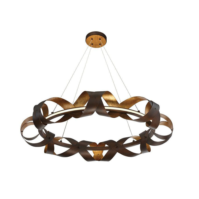 Eurofase Banderia Bronze Ribbons Draped Around A Band Of LED Model: 30080-010