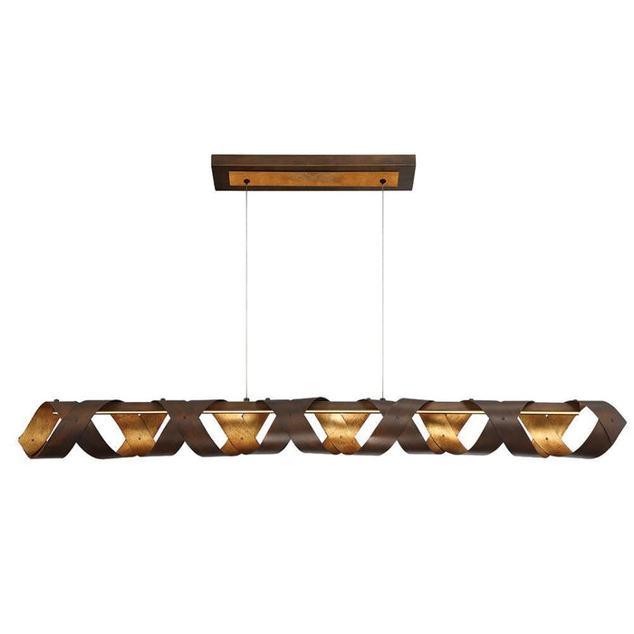 Eurofase Banderia Bronze Ribbons Draped Around A Band Of LED Model: 30083-011