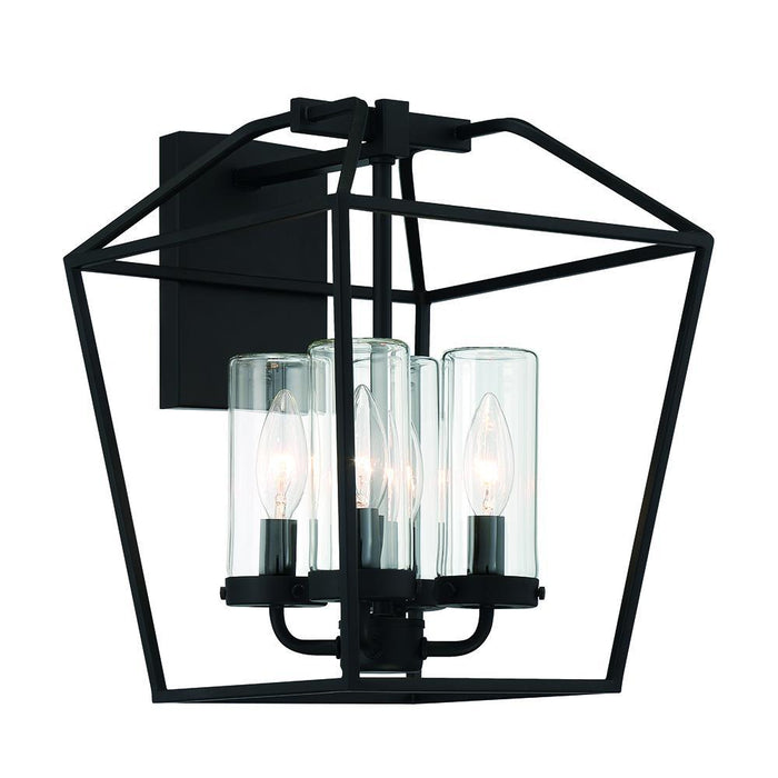 Eurofase Bastille 4 Light 14 Inch Outdoor Wall Sconce Model: 41958-018