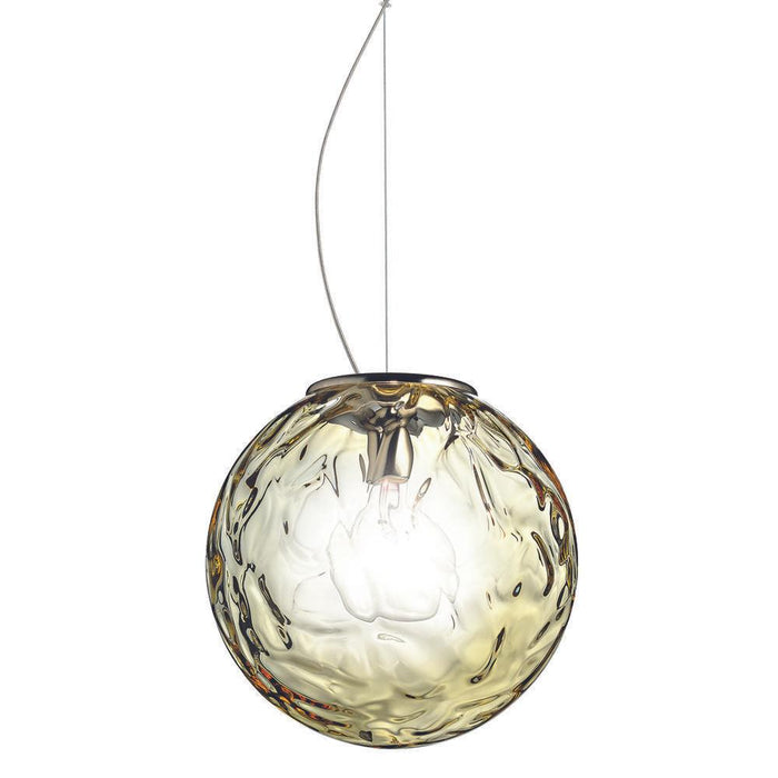 Eurofase Borgo Spherical Hand Blown Glass Rippled Stamped Model: 30449-039