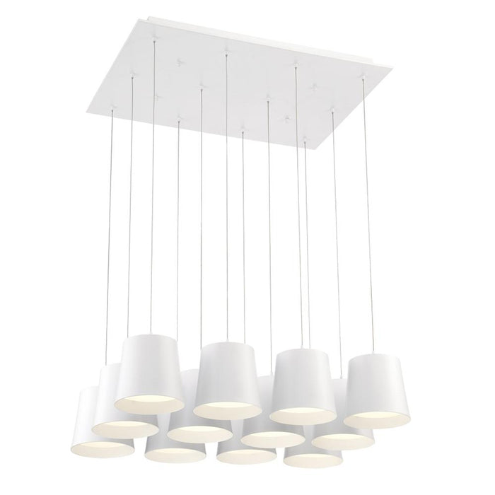 Eurofase Borto Matte Metal Contemporary Cluster Pendants In Model: 28164-012