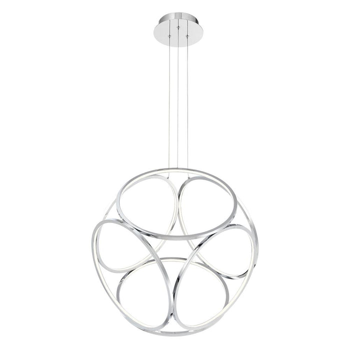 Eurofase Glenview Soft Cube Pendant Featuring 6 LED Rings Model: 37102-012