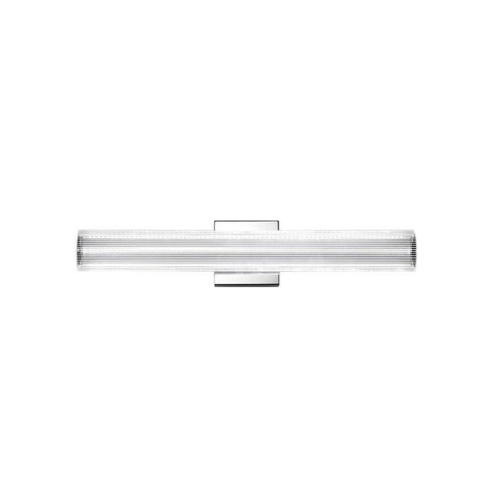 Eurofase Landor Striated Acrylic Tube Accented By Chrome Trim Model: 37158-019