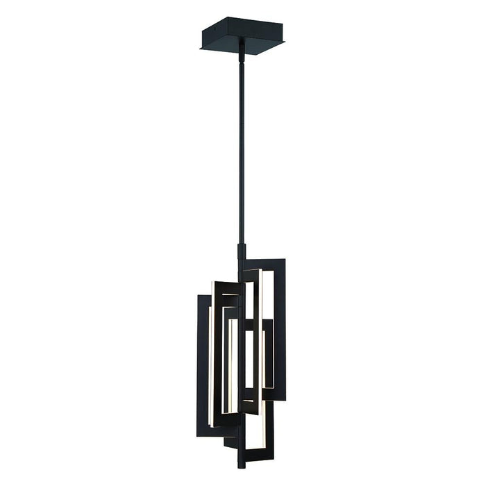 Eurofase Livra 1 Light Chandelier In Black Model: 44076-016