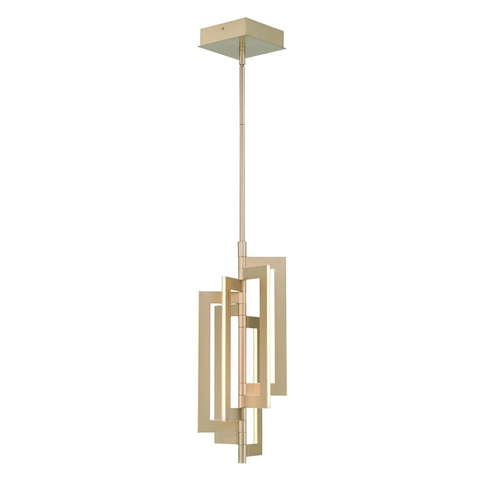 Eurofase Livra 1 Light Chandelier In Gold Model: 44076-023