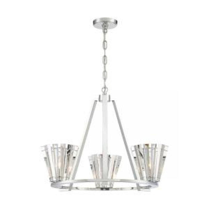 Eurofase Ricca Individual Crystal Prisms Encircle A Chrome Model: 38865-015