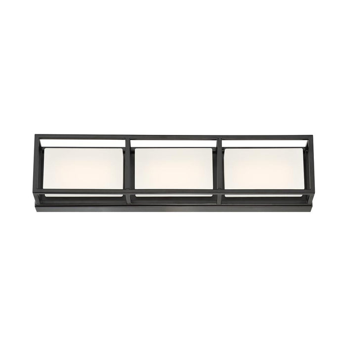 Eurofase Tamar Bold Black Frame Houses White Acrylic Prisms Model: 37126-018