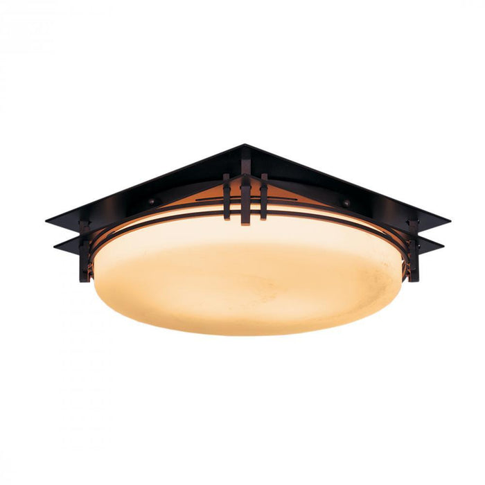 Hubbardton Forge Banded Semi Flush Model: 124394-SKT-82-GG0097