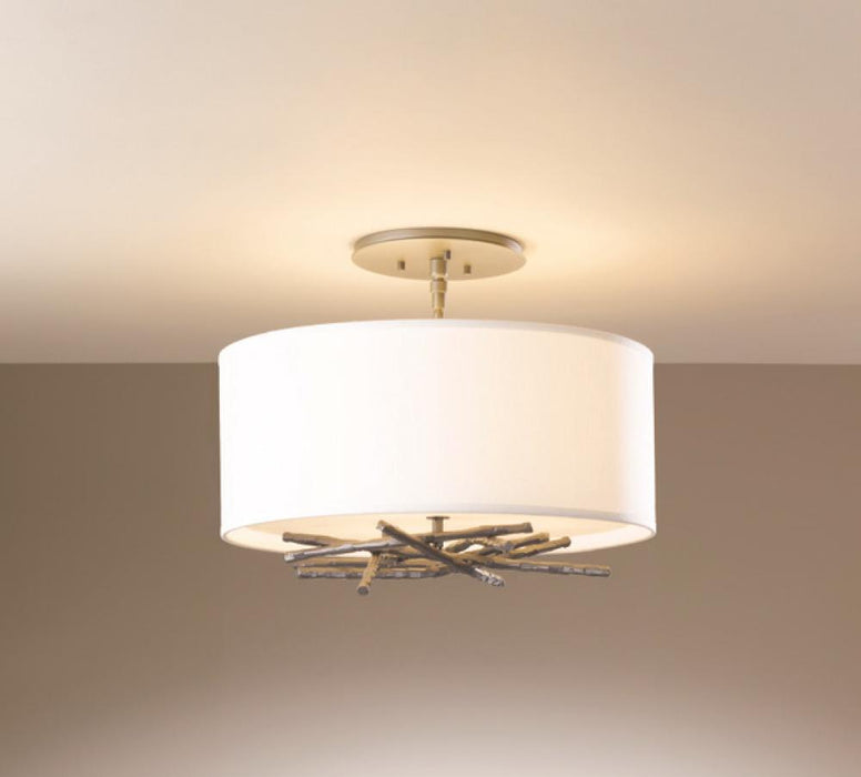 Hubbardton Forge Brindille Semi Flush Model: 127660-SKT-03-SB1505