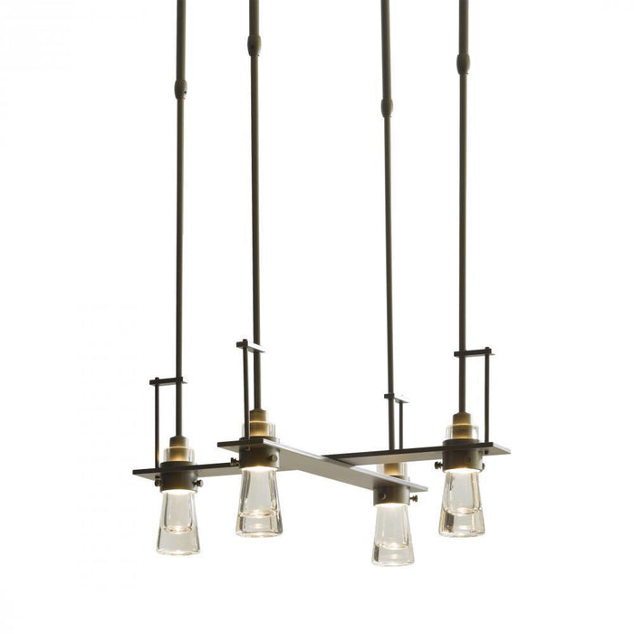 Hubbardton Forge Erlenmeyer 4 Light Pendant Model: 137720-SKT-LONG-82-ZM0343