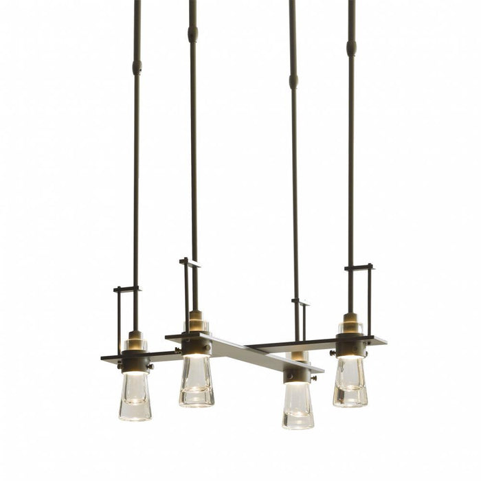 Hubbardton Forge Erlenmeyer 4 Light Pendant Model: 137720-SKT-STND-25-ZM0343