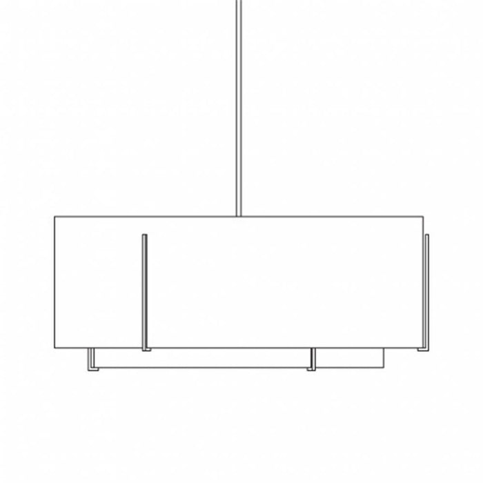 Hubbardton Forge Exos Double Shade Large Scale Pendant Model: 194642-SKT-25-SE3399-SE4299