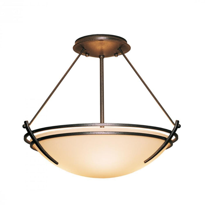 Hubbardton Forge Presidio Tryne Semi Flush Model: 124422-SKT-82-GG0047