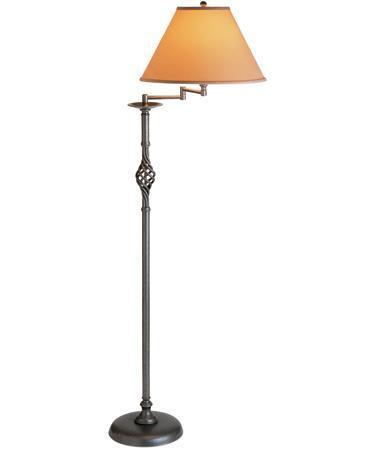 Hubbardton Forge Twist Basket Swing Arm Floor Lamp Model: 242160-SKT-05-SF1655