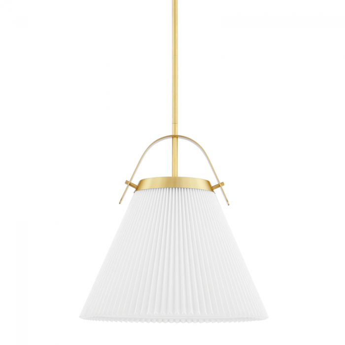 Hudson Valley Aldridge 1 Light Small Pendant Model: 9616-AGB