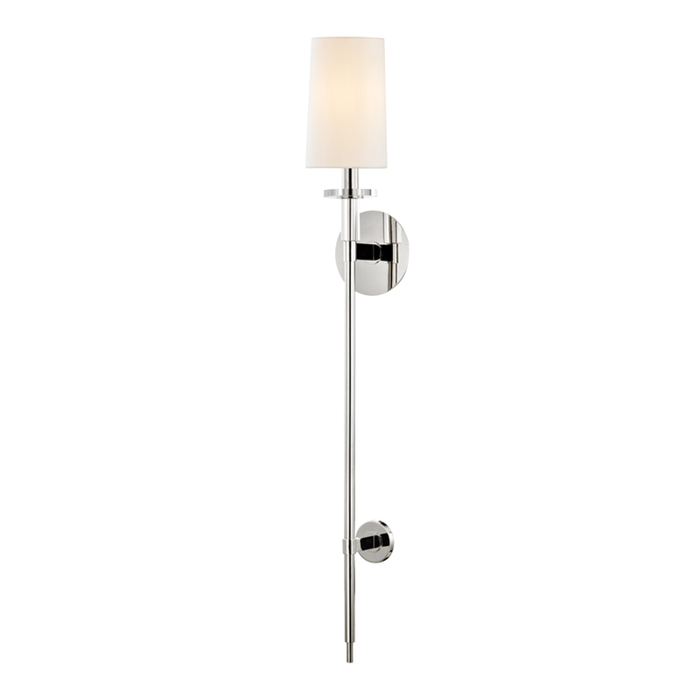 Hudson Valley Amherst 1 Light Wall Sconce Model: 8536-PN