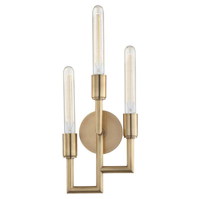 Hudson Valley Angler 3 Light Wall Sconce Model: 8310-AGB