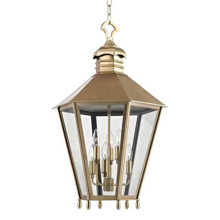 Hudson Valley Barstow 6 Light Pendant Model: 8819-AGB