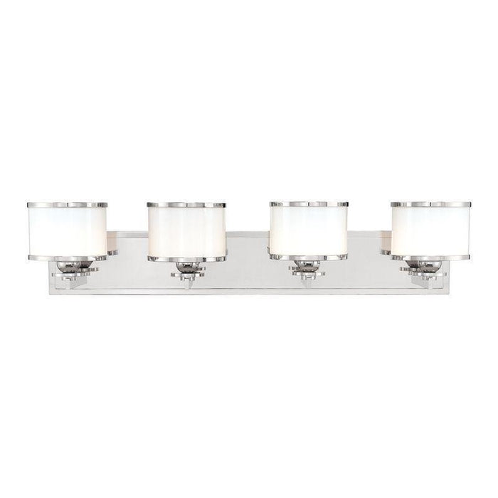 Hudson Valley Basking Ridge 4 Light Bath Bracket Model: 6104-PN