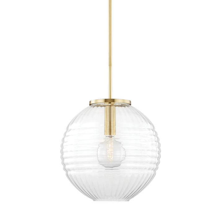 Hudson Valley Bay Ridge 1 Light Large Pendant Model: 2717-PN