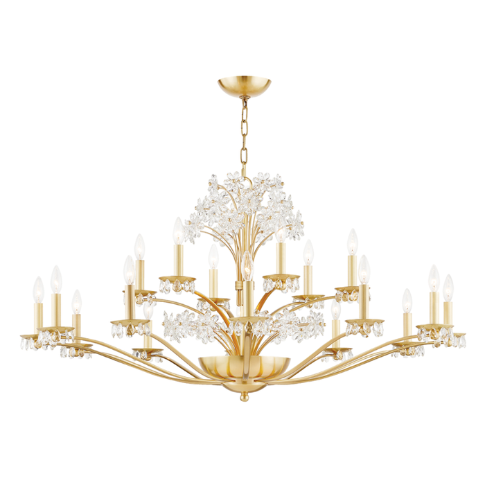 Hudson Valley Beaumont 20 Light Chandelier Model: 4452-AGB