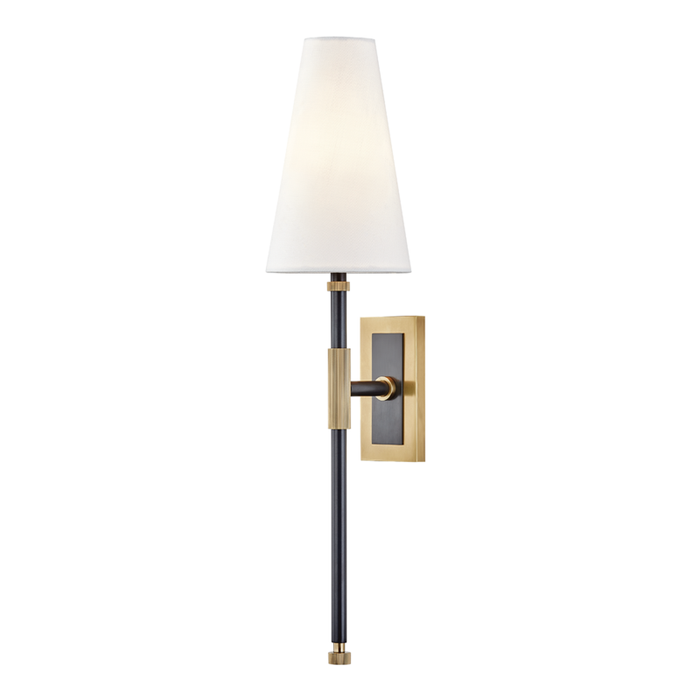 Hudson Valley Bowery 1 Light Wall Sconce Model: 3721-PN