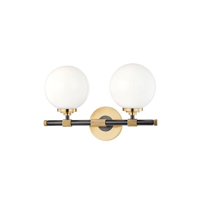 Hudson Valley Bowery 2 Light Bath Bracket Model: 3702-PN