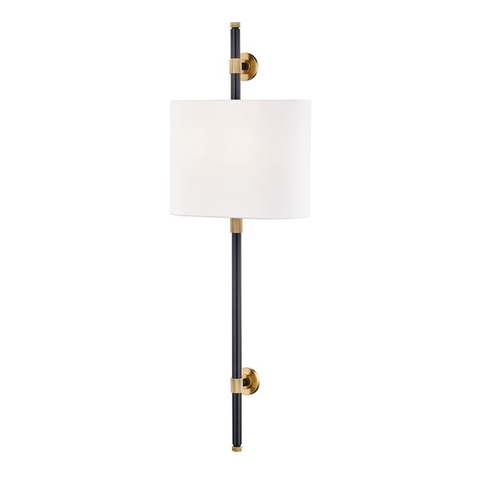 Hudson Valley Bowery 2 Light Wall Sconce Model: 3722-PN