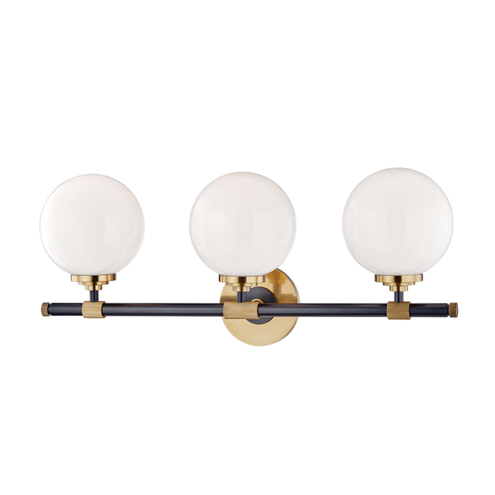 Hudson Valley Bowery 3 Light Bath Bracket Model: 3703-PN