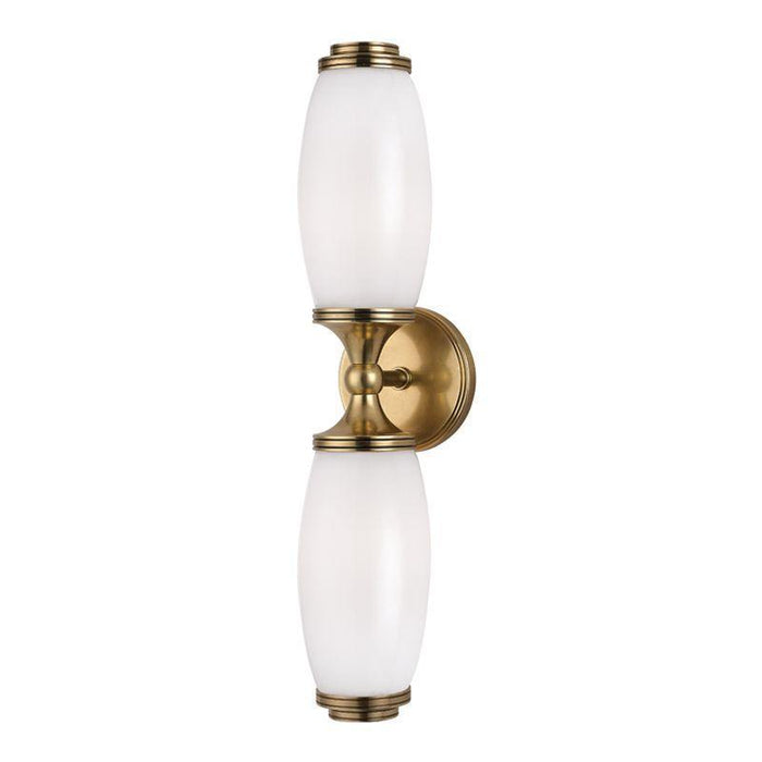 Hudson Valley Brooke 2 Light Wall Sconce Model: 1682-AGB