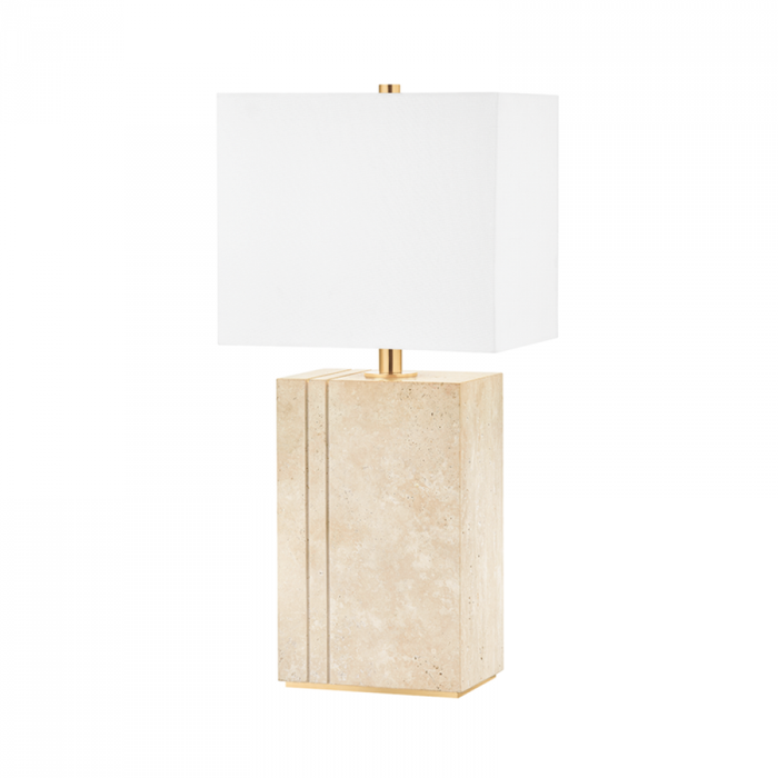 Hudson Valley Brownsville 1 Light Table Lamp Model: L1619-AGB