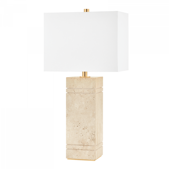 Hudson Valley Brownsville 1 Light Table Lamp Model: L1620-AGB