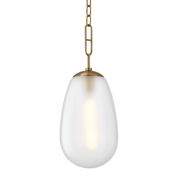 Hudson Valley Bruckner 1 Light Large Pendant Model: 2109-AGB