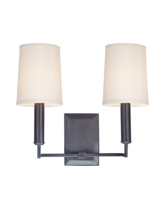 Hudson Valley Clinton 2 Light Wall Sconce Model: 812-AGB