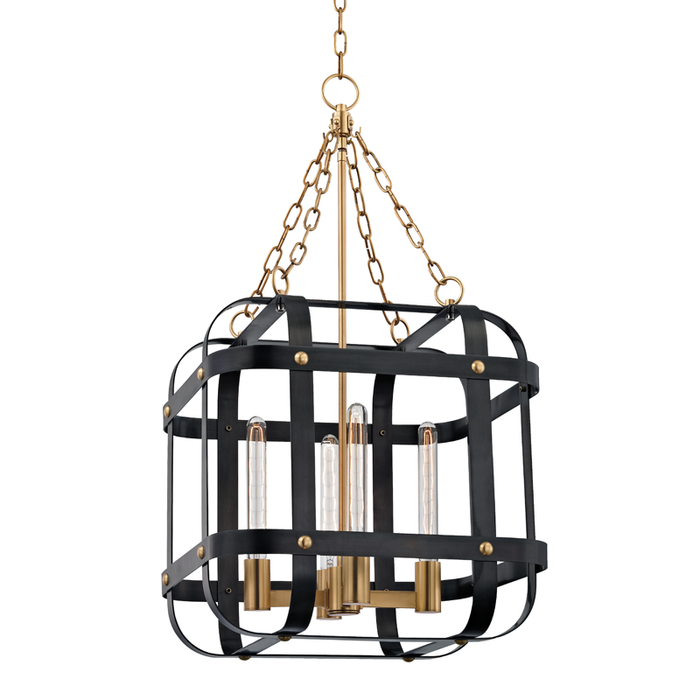 Hudson Valley Colchester 4 Light Pendant Model: 6920-AOB