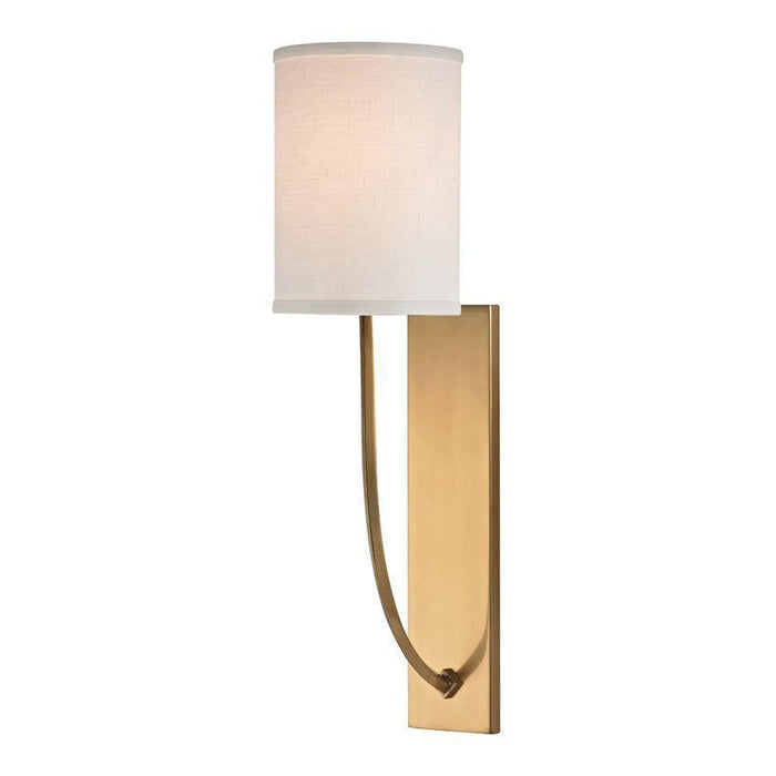 Hudson Valley Colton 1 Light Wall Sconce Model: 731-AGB