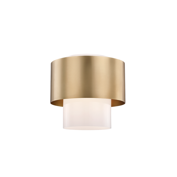 Hudson Valley Corinth 1 Light Flush Mount Model: 8609-AGB