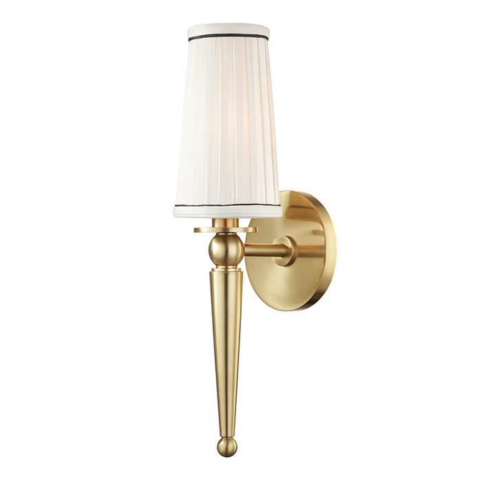 Hudson Valley Cypress 1 Light Wall Sconce Model: 9941-PN